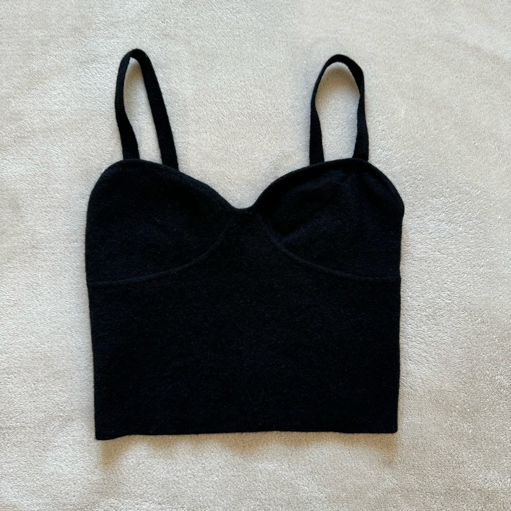 Aritzia Wilfred Sicily Bustier Sweater Tank Top